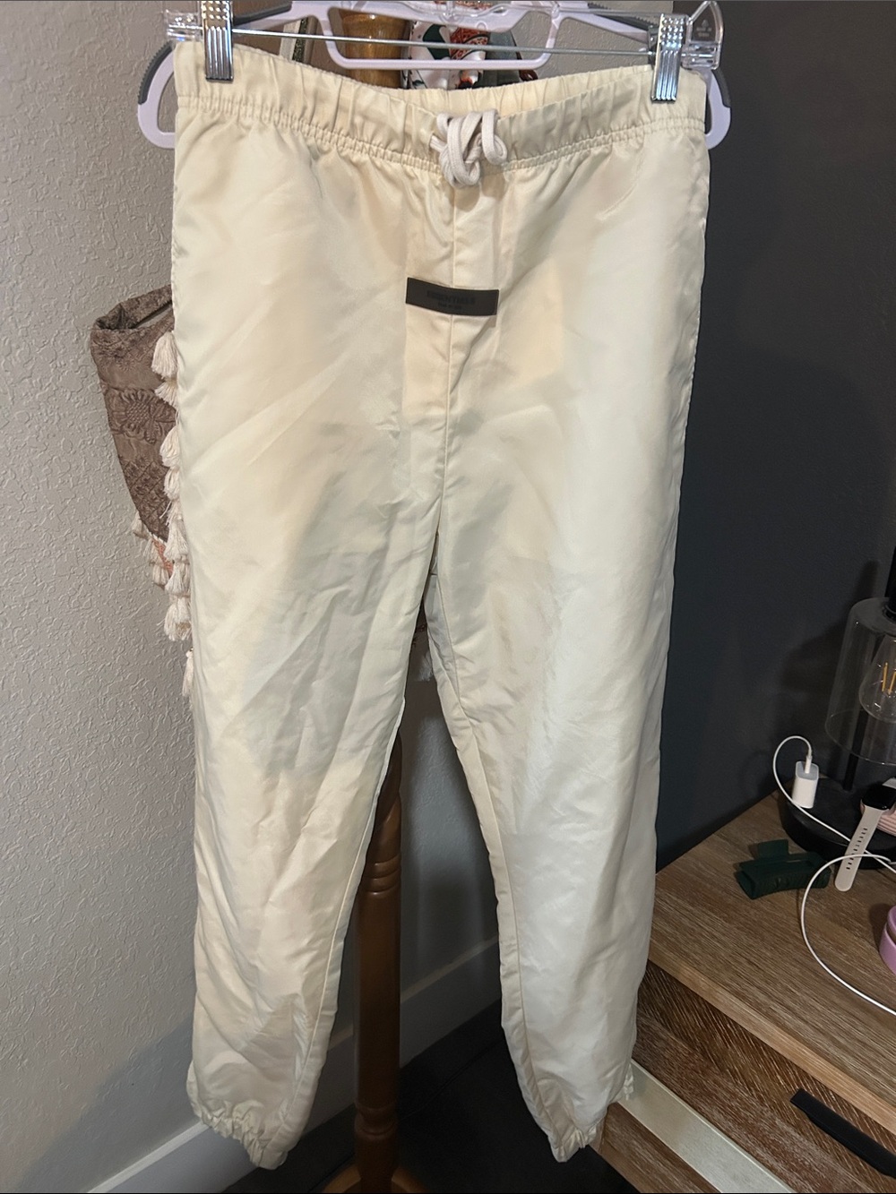 Fear of God Cream Drawstring Joggers